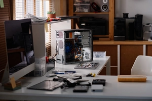 workstation pc — ilustrace
