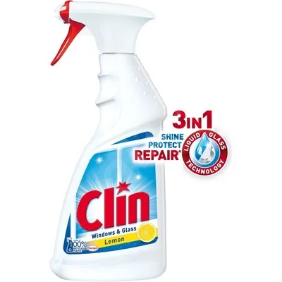 Clin čistící prostředek na okna 500 ml