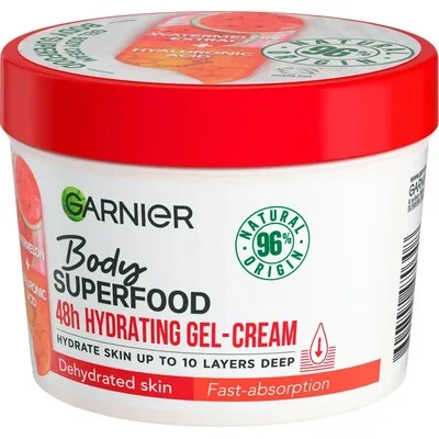 Garnier Body Superfood Hydrating Gel-Cream ( dehydratovaná pokožka ) hydratační gelový krém s melounem 380 ml