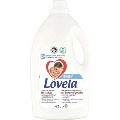 Lovela Baby tekutý prací přípravek na barevné prádlo 4,5 l 50 PD