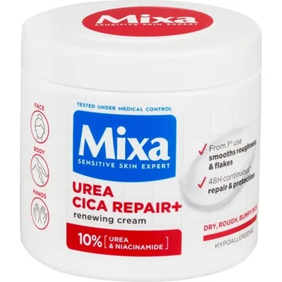 Mixa Urea Cica Repair+ Renewing Cream Regenerační tělová péče pro velmi suchou a hrubou pokožku 150 ml