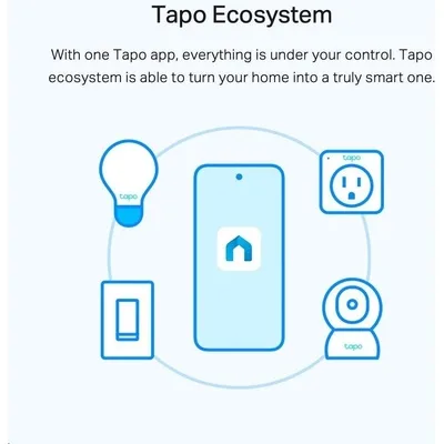 TP-Link Tapo L510E Smart, 8,7 W, E27, teplá