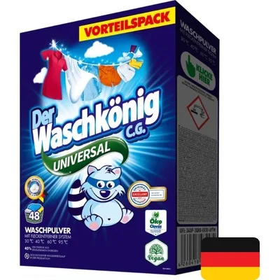 Waschkönig Prací prášek Universal 2,88 kg 48 PD